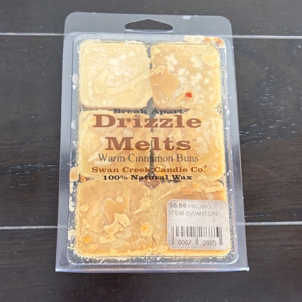 Swan Creek Candle Co Drizzle Melts | Warm Cinnamon Buns | Soy Wax Cubes 02280